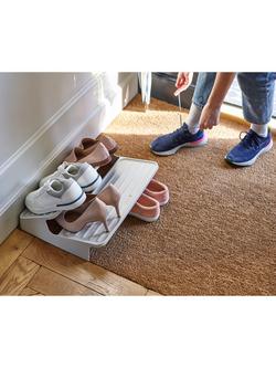 Joseph Joseph Compact Shoe Rack, Shell, Large - view 2, Shell