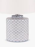 Pacific Demetri Glazed Table Lamp, Grey
