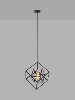 Pacific Alessio Pendant Ceiling Light, Black - view 2, Black