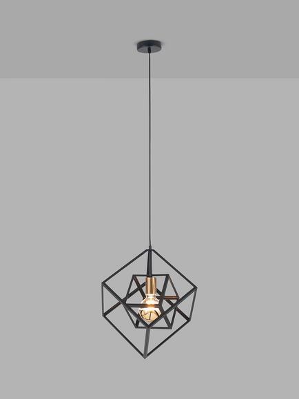 Pacific Alessio Pendant Ceiling Light, Black - view 2, Black