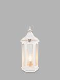 Pacific Adaline Wooden Lantern Table Light, White