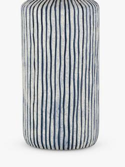 Pacific Bude Glazed Table Lamp, Blue - view 2, Blue