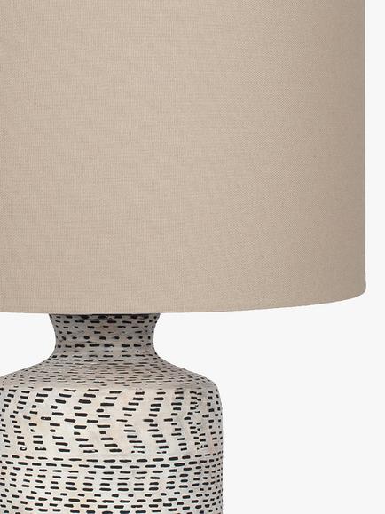 Pacific Atouk Painted Table Lamp, Natural - view 2, Natural