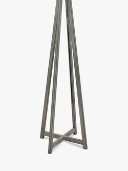 Pacific Whitby Wooden Floor Lamp, Grey - view 2, Grey