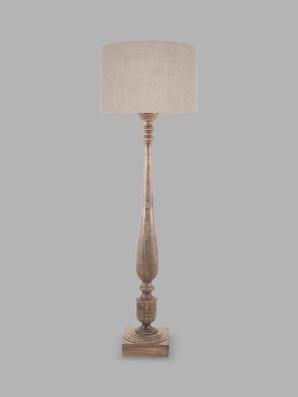 Pacific Ailia Mango Floor Lamp, Grey, Grey