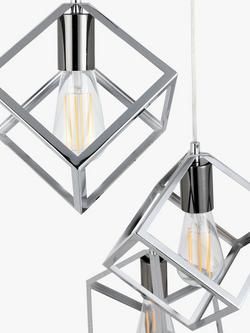 Pacific Alessio 5 Pendant Cluster Ceiling Light, Nickel - view 2, Nickel