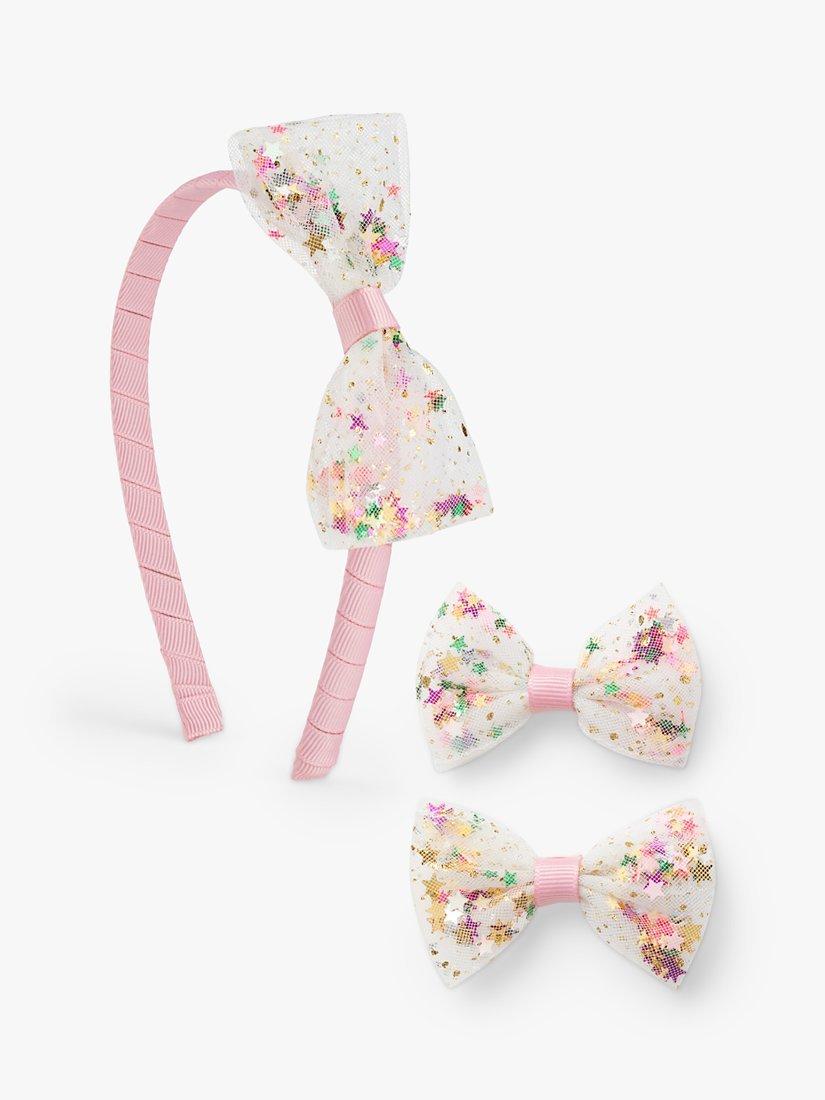 Small Stuff Kids' Tulle Headband & Clip Set, Multi
