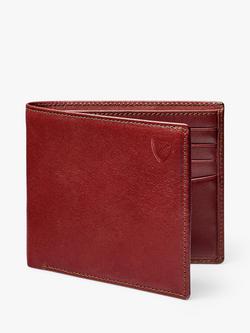 Aspinal of London Classic Smooth Leather Billfold Wallet - view 2, Cognac