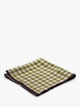 Piglet in Bed Gingham Linen Napkins, Set of 4
