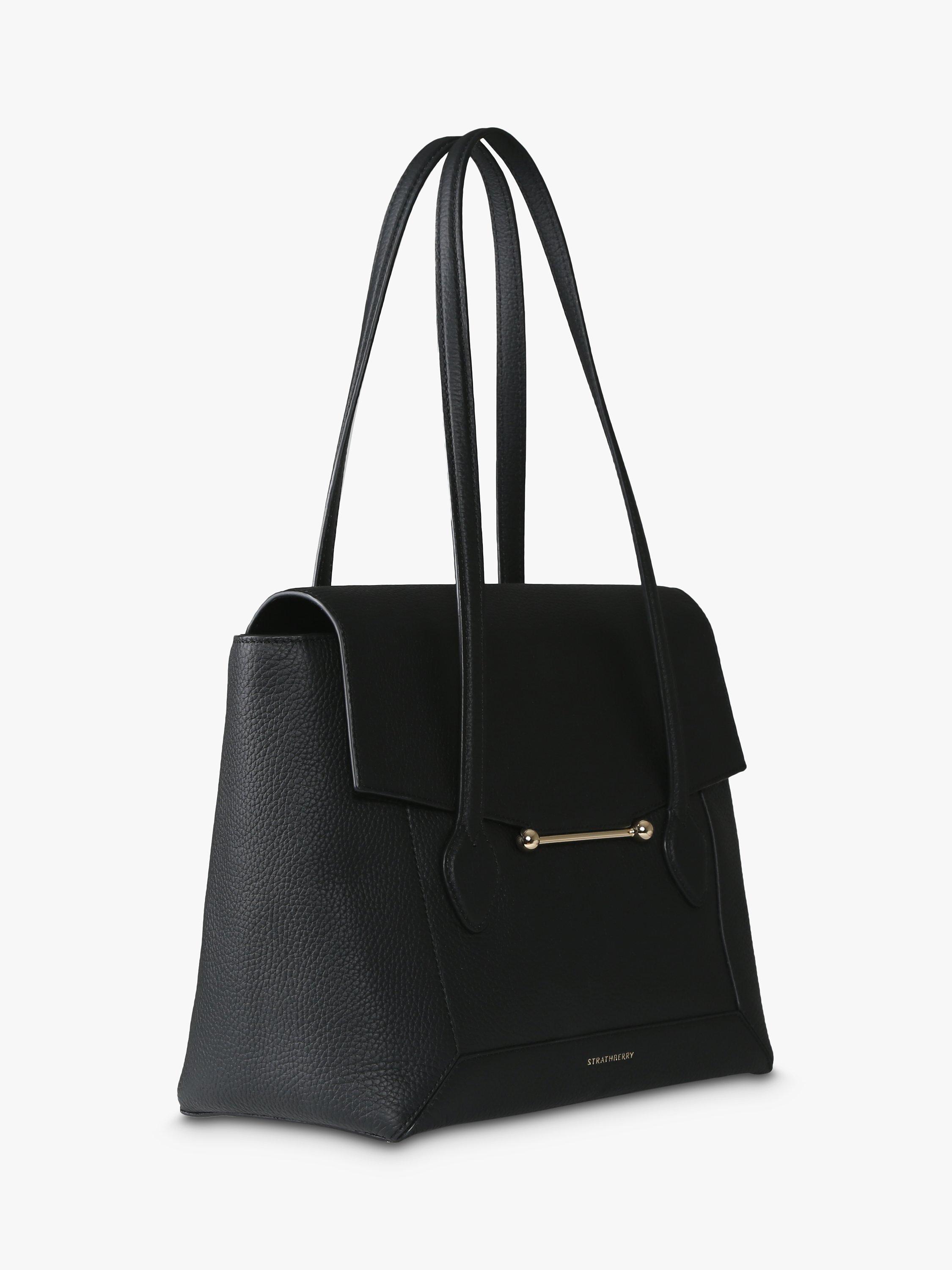 Product image 2 of 7, which shows Strathberry Mosaic Tote, Black
