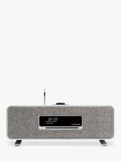 Ruark R3S DAB/DAB+/FM/Internet Radio & CD Bluetooth Wi-Fi Wireless All-In-One Music System - view 2, Soft Grey
