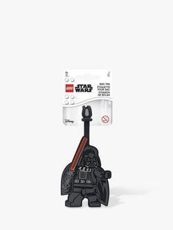 LEGO Star Wars Darth Vader Luggage Tag, Black, Black