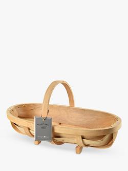 Burgon & Ball Traditional Garden Trug, FSC-Certified (Populus Wood), Natural - view 2, Natural