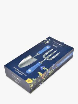Burgon & Ball RHS British Meadow Collection Garden Trowel & Fork - view 2, Blue