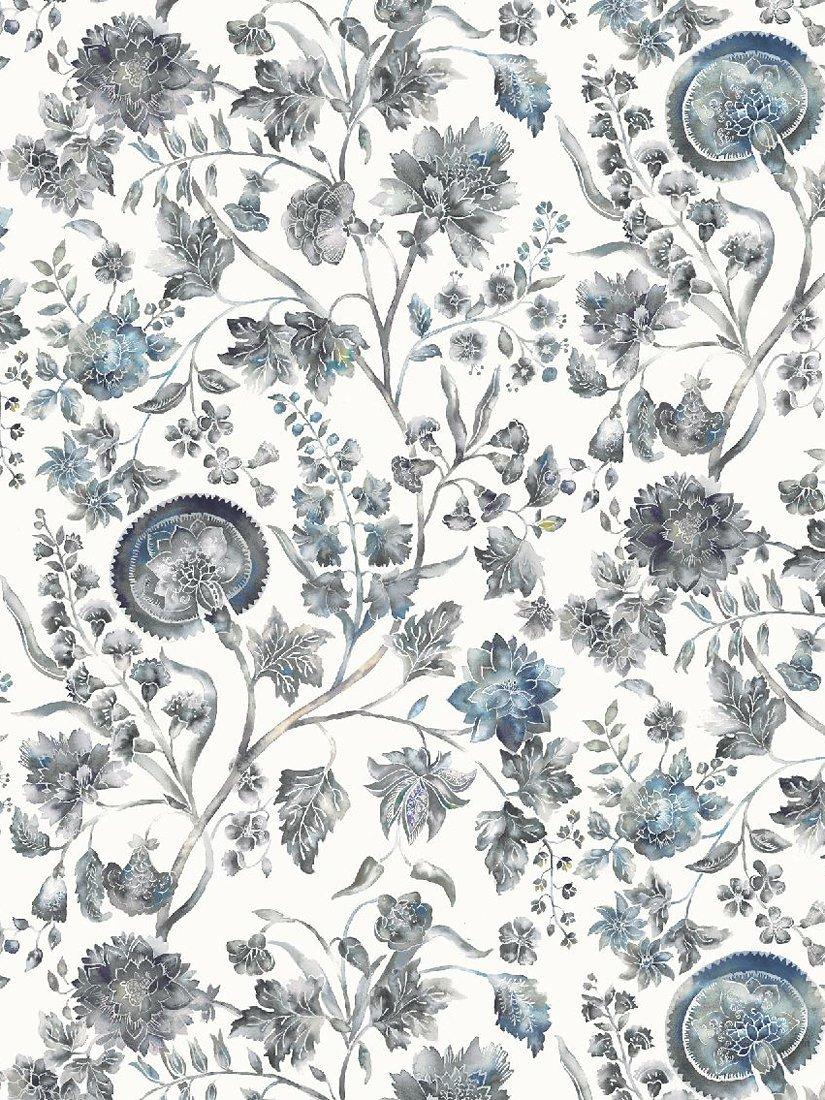 John Lewis Indian Trail Fabric, Ocean
