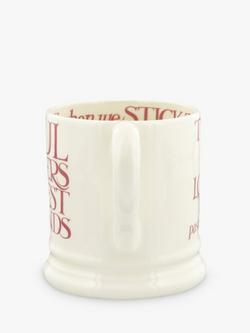 Emma Bridgewater Pink Toast 'Soul Sisters & Best Friends' Half Pint Mug, 300ml, Pink - view 2, Multi