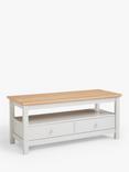 John Lewis Wilton 2 Drawer Media Unit, Linen