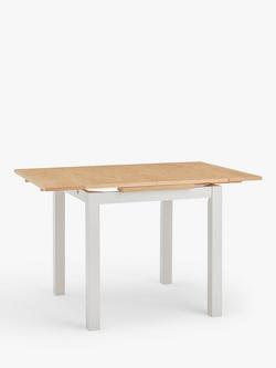 John Lewis Wilton 2-4 Seater Extending Dining Table, Linen, Linen