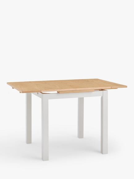 John Lewis Wilton 2-4 Seater Extending Dining Table, Linen, Linen