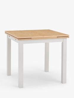 John Lewis Wilton 2-4 Seater Extending Dining Table, Linen - view 2, Linen