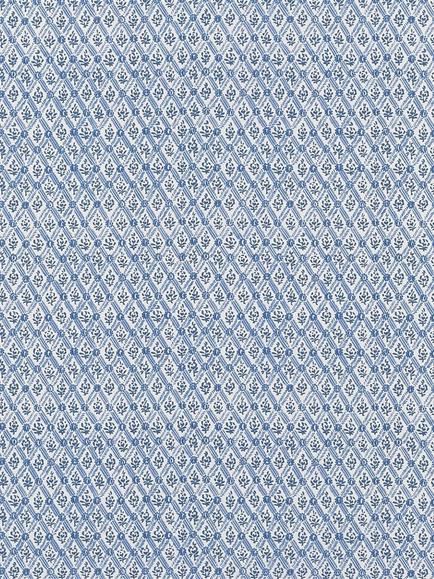 Designers Guild St John Street Trellis Furnishing Fabric, Woad
