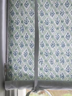 Designers Guild St John Street Trellis Furnishing Fabric - view 2, Eau De Nil