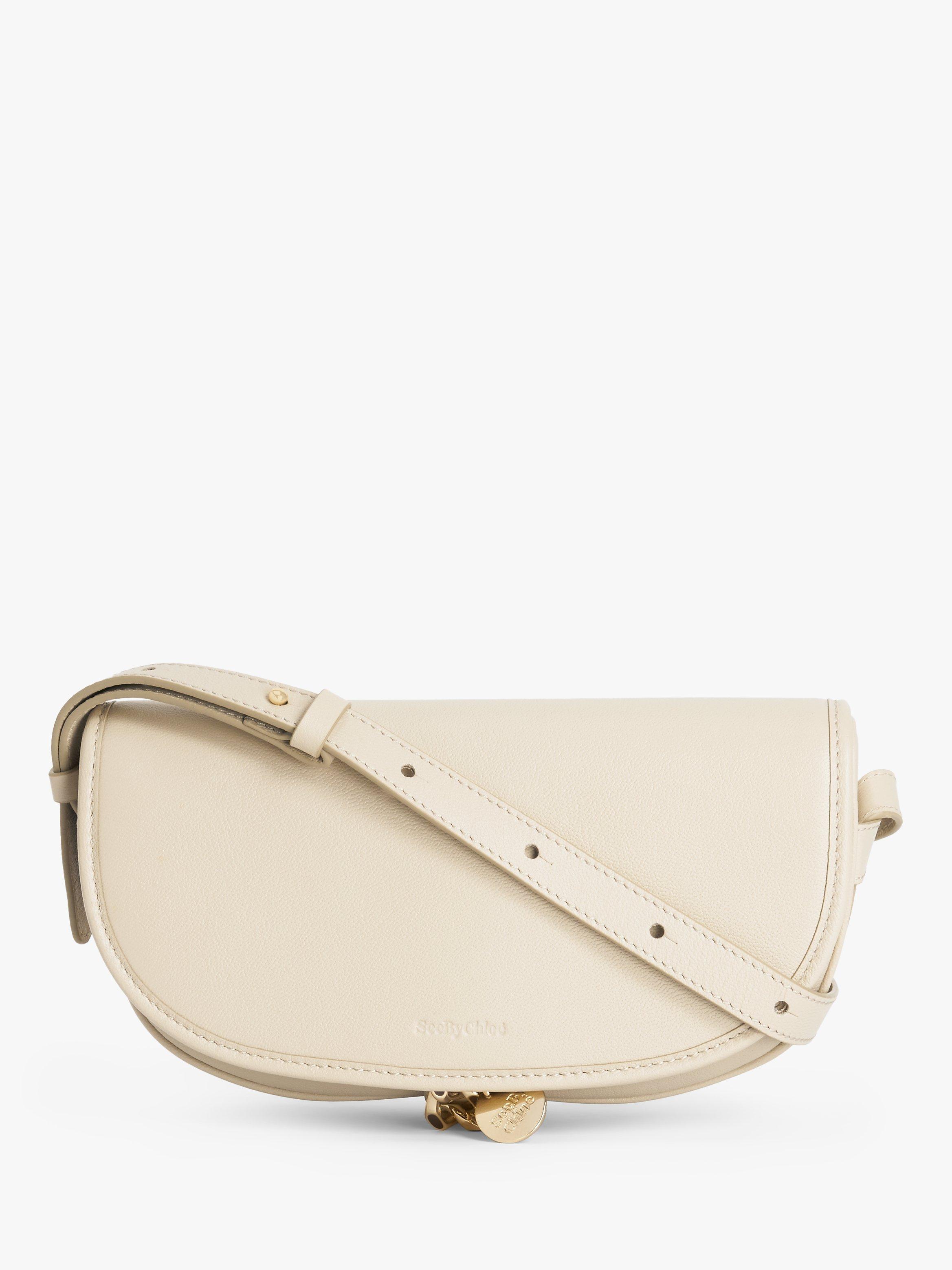 See By Chloé Mara Leather Shoulder Bag, Cement Beige