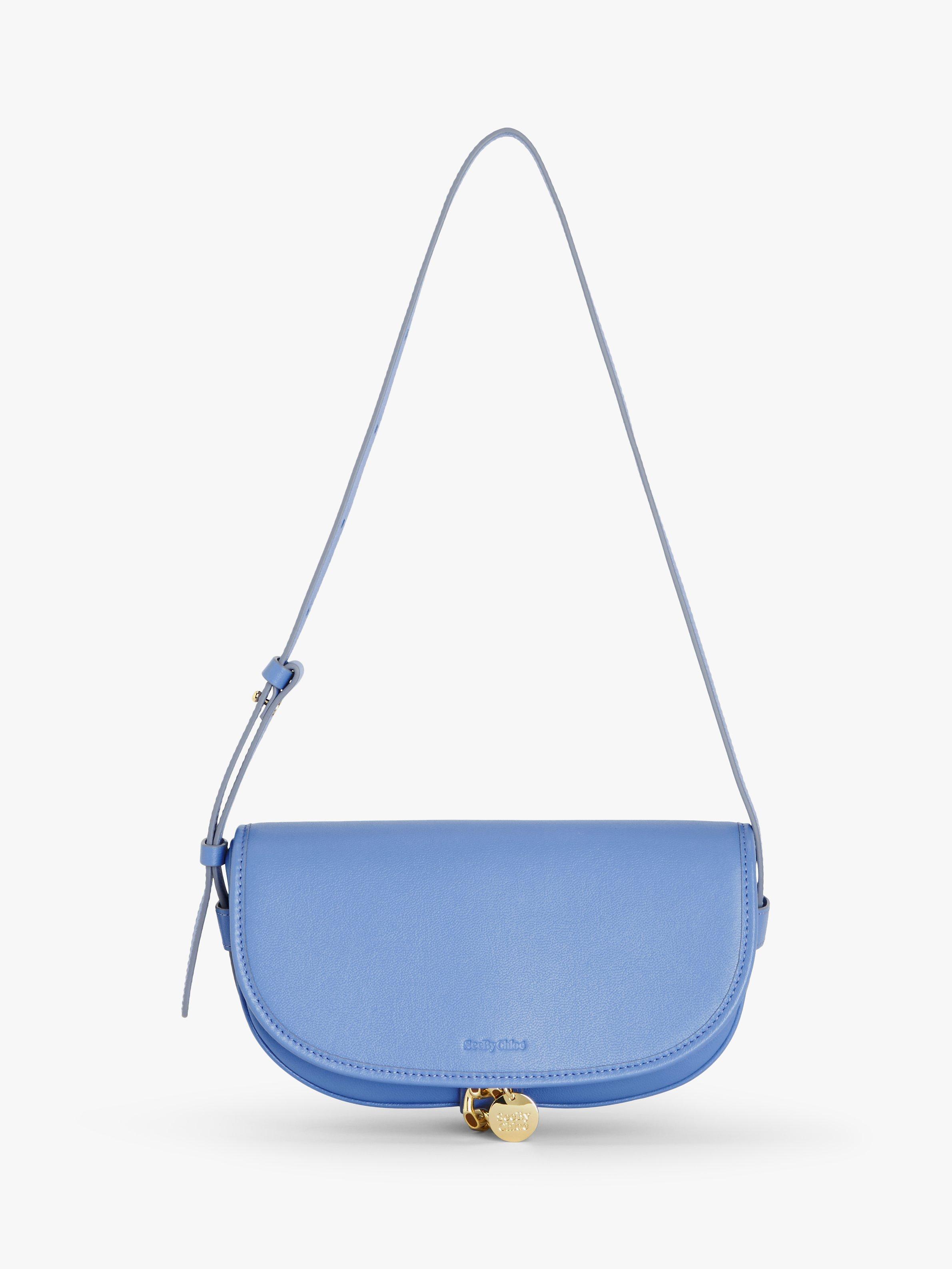 See By Chloé Mara Leather Shoulder Bag, Persian Blue
