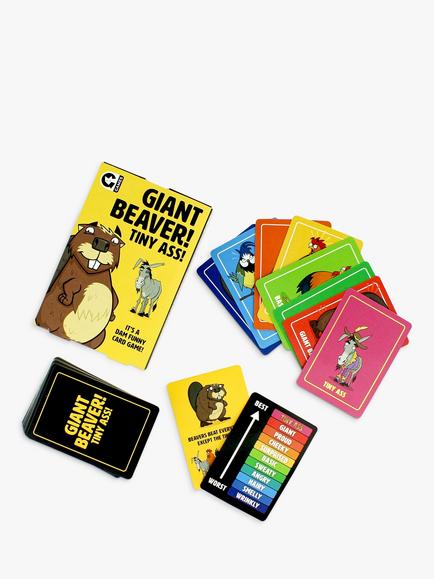 Ginger Fox Giant Beaver Tiny Ass Party Game - view 2, Yellow