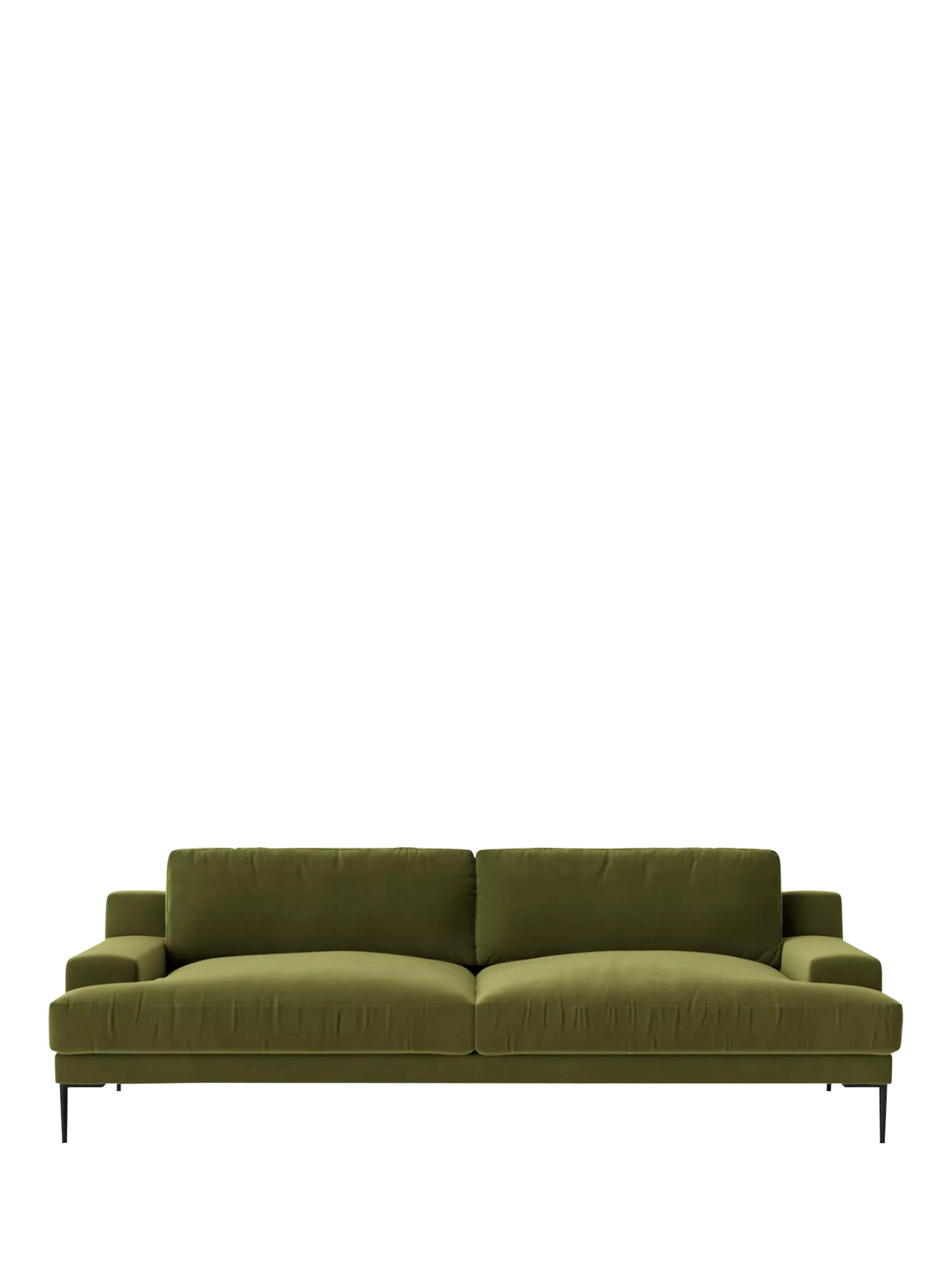 Swoon Almera Large 3 Seater Sofa, Metal Leg