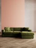 Swoon Althaea Grand 4 Seater RHF Corner Sofa, Easy Velvet Fern