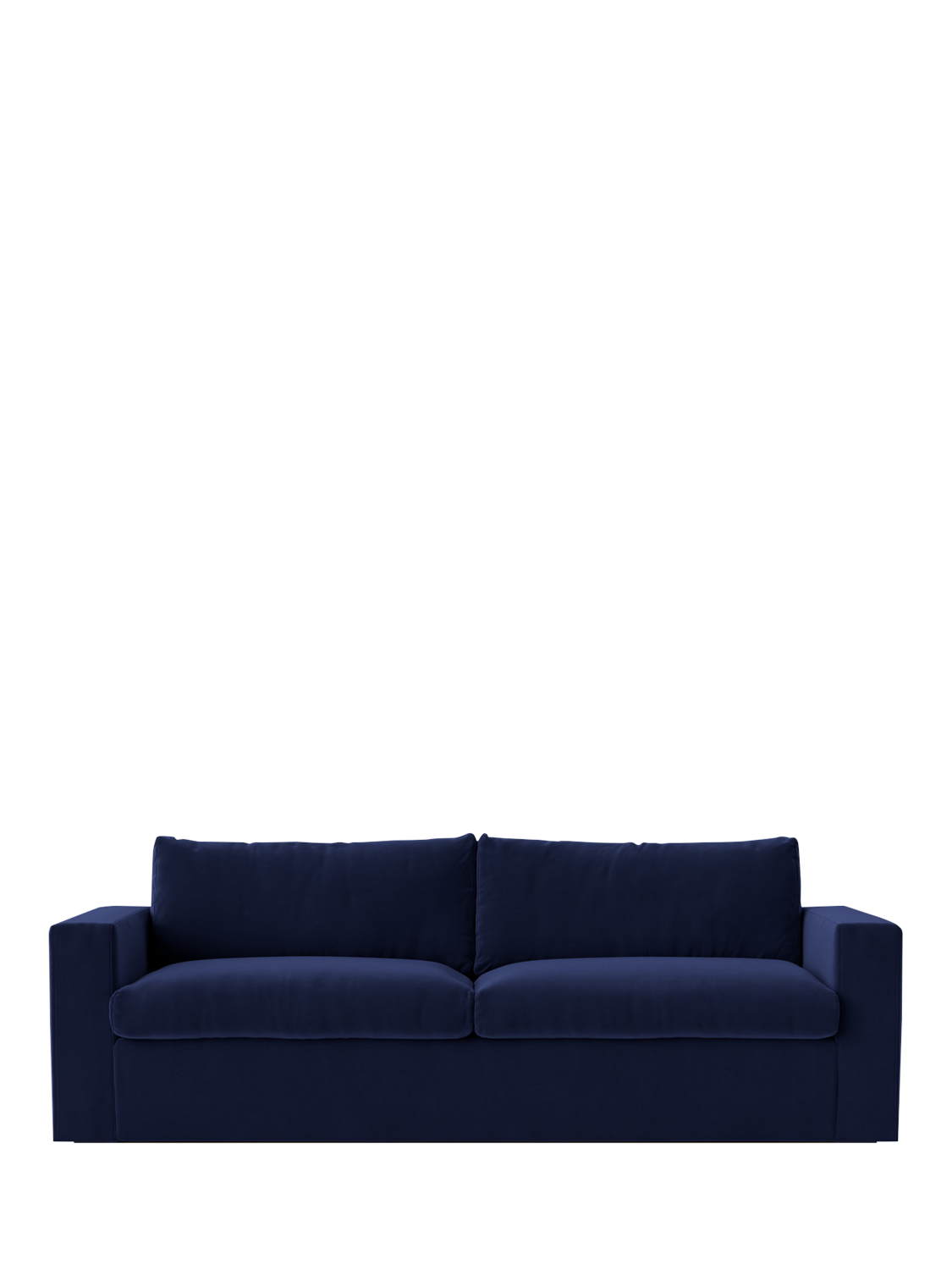 Evesham Range, Swoon Evesham Large 3 Seater Sofa Bed, Easy Velvet Ink