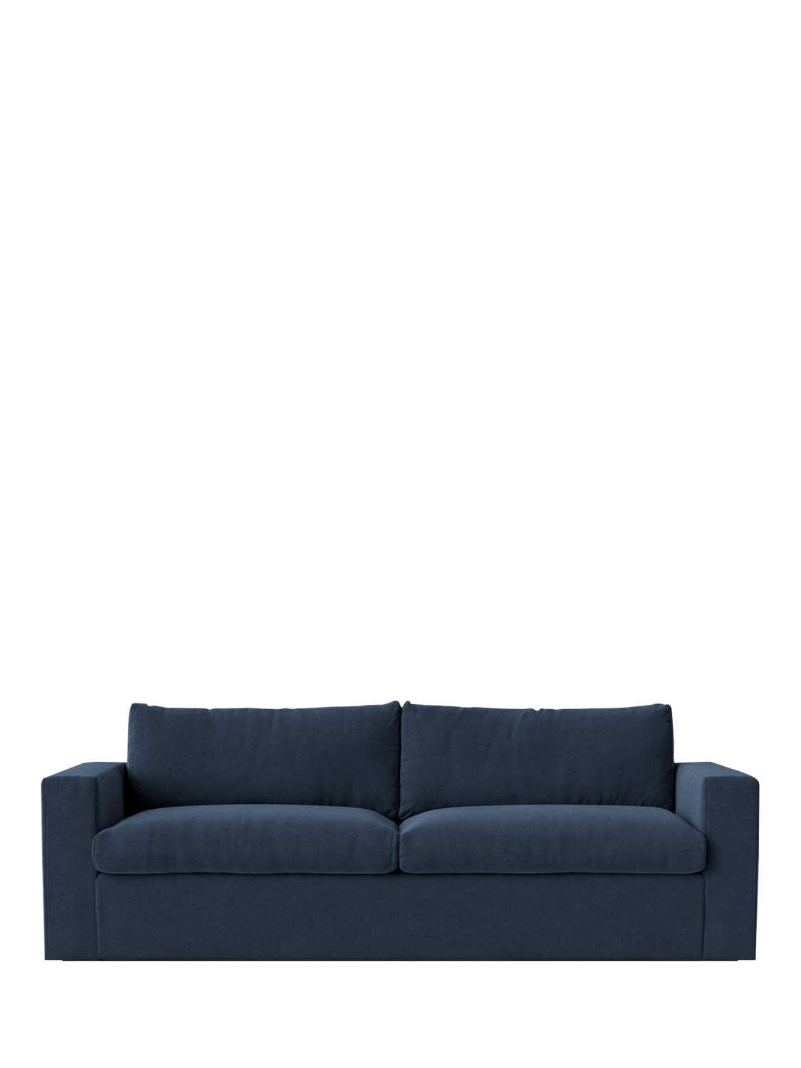 Evesham Range, Swoon Evesham Large 3 Seater Sofa Bed, Smart Wool Indigo