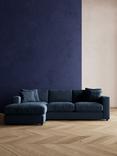 Swoon Althaea Grand 4 Seater LHF Corner Sofa, Smart Wool Indigo