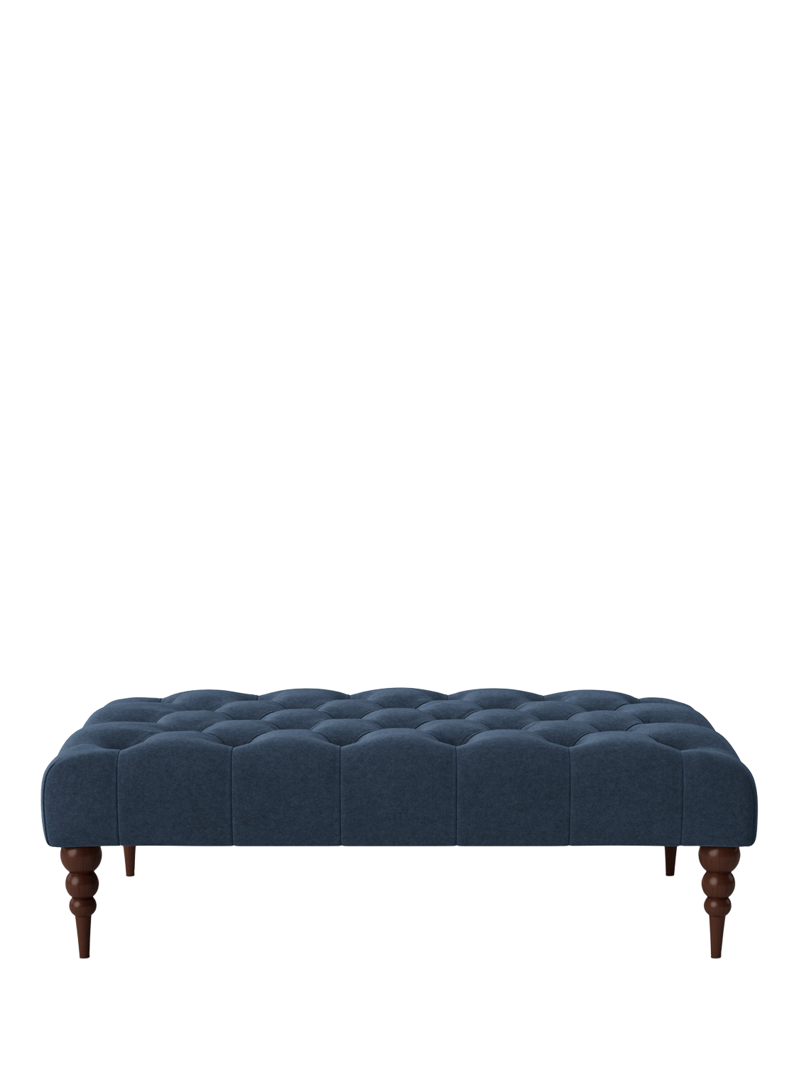 Plymouth Range, Swoon Plymouth Footstool, Smart Wool Indigo