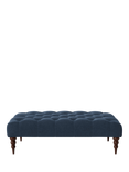 Swoon Plymouth Footstool, Smart Wool Indigo