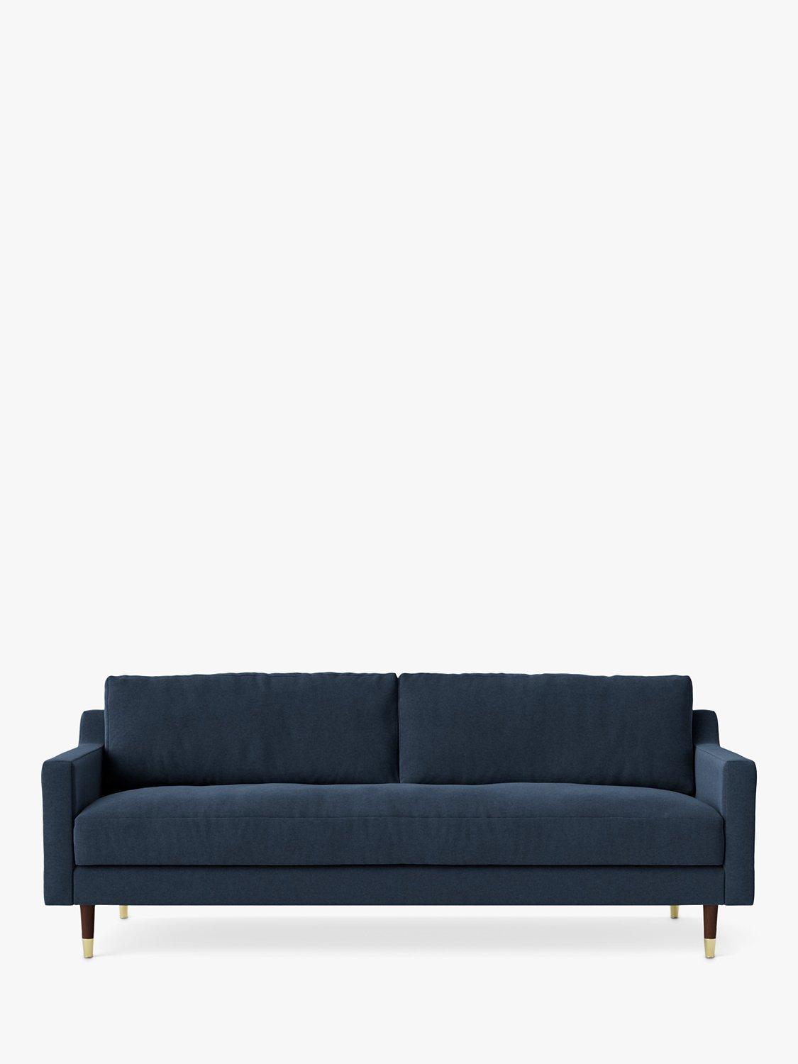 Rieti Range, Swoon Rieti Large 3 Seater Sofa, Smart Wool Indigo