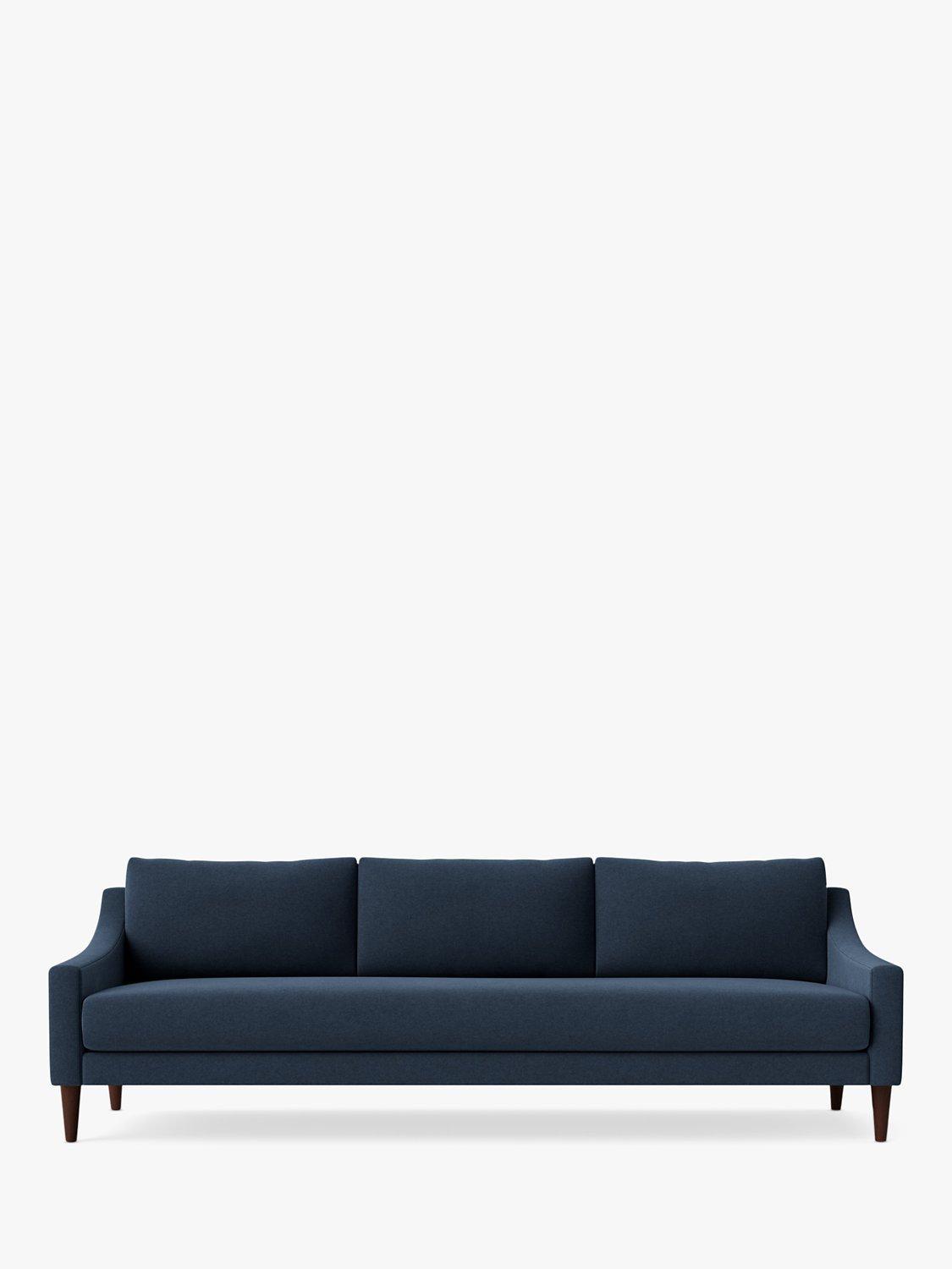 Turin Range, Swoon Turin Large 3 Seater Sofa, Smart Wool Indigo