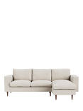 Swoon Evesham Grand 4 Seater RHF Chaise End Sofa, Dark Leg, House Weave Chalk