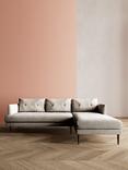 Swoon Kalmar Grand 4 Seater RHF Chaise End Sofa, Dark Leg, House Weave Chalk