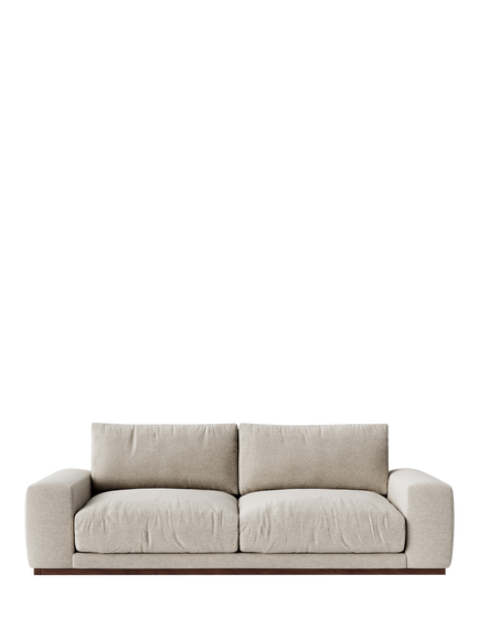 Swoon Denver Large 3 Seater Sofa, House Weave Chalk