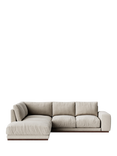 Swoon Denver Grand 4 Seater LHF Corner End Sofa, House Weave Chalk