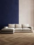 Swoon Denver Grand 4 Seater LHF Corner End Sofa, House Weave Chalk