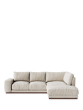 Swoon Denver Grand 4 Seater RHF Corner End Sofa, House Weave Chalk