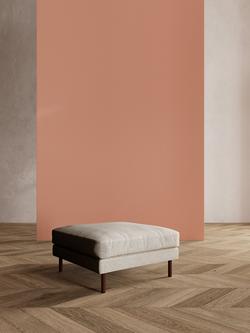Swoon Munich Ottoman, Dark Leg - view 2, House Weave Chalk