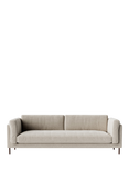 Swoon Munich Large 3 Seater Sofa, Dark Leg, House Weave Chalk