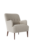 Swoon London Armchair, Dark Leg, House Weave Chalk