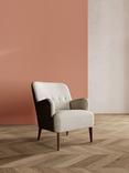 Swoon London Armchair, Dark Leg, House Weave Chalk