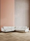 Swoon Almera 5 Seater Corner Sofa, Metal Leg