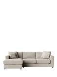 Swoon Althaea Grand 4 Seater LHF Corner Sofa, House Weave Chalk